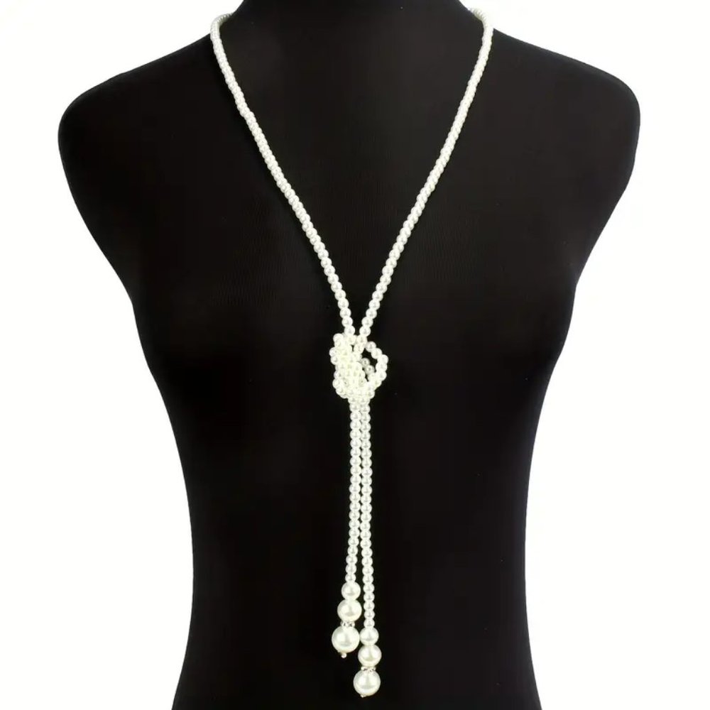 Pearl Necklace Chain Necklace